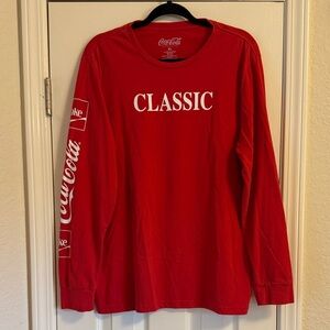 Coca Cola Red Classic Long Sleeve Tee